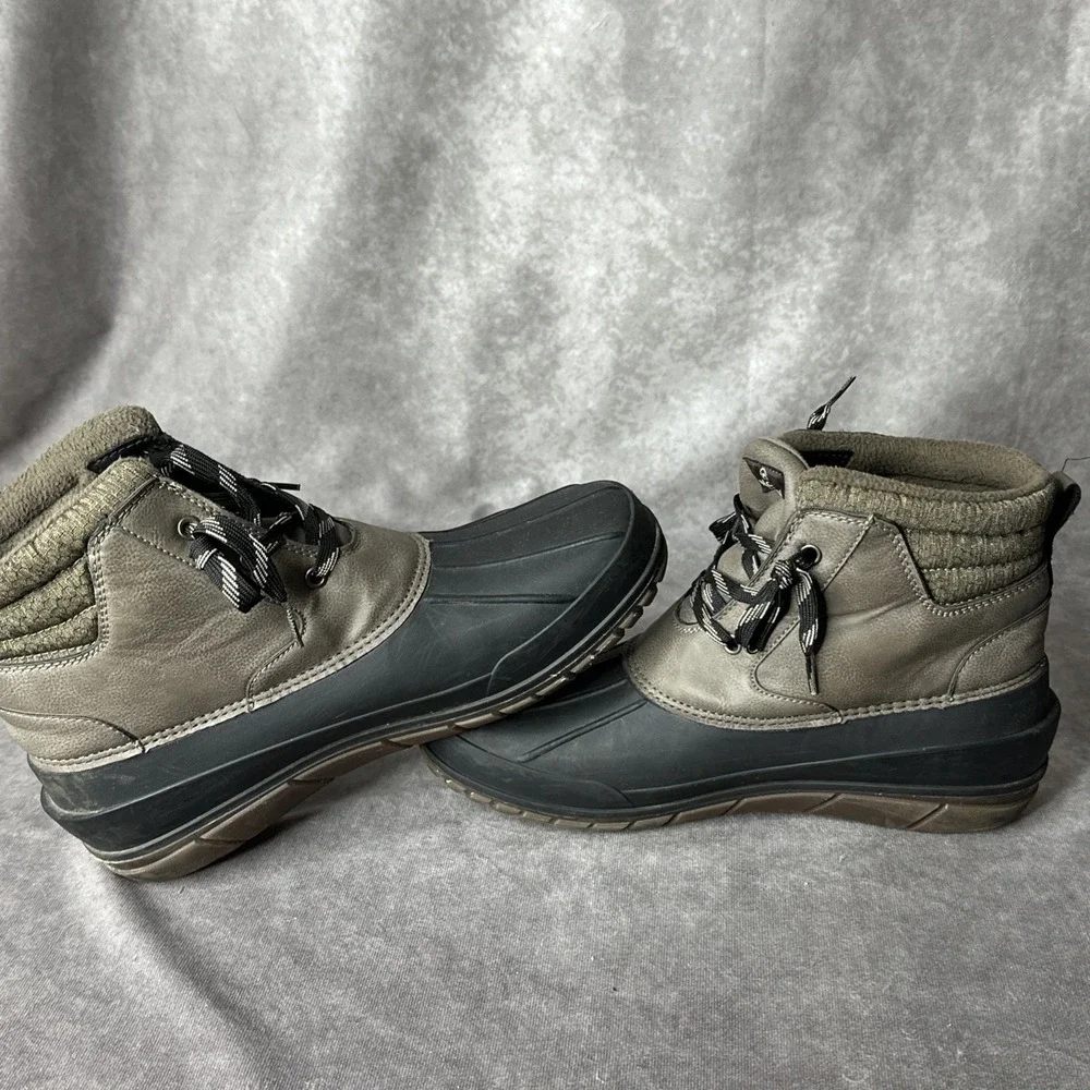 Men's Magellan Casual Duck 167845 Weatherproof Boots grey & Black Size 10D